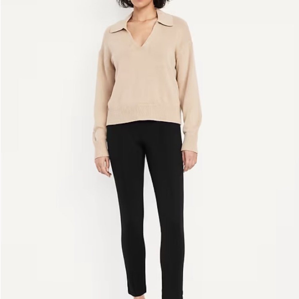 Old Navy Stevie Black High-Rise Skinny Ankle Pants, medium